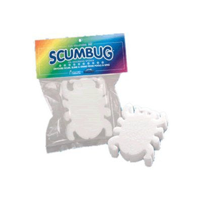 2 pack Scumbug (tm) Oil-Absorbing Sponge Devours Scum, Slime & Grime From Pools & Spas