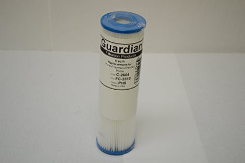 GUARDIAN POOL/SPA FILTER FITS: Pleatco: PH6 | Unicel: Purex | Filbur: FC-2310 C-2604 HARMSCO, PENTAIR