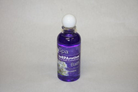 inSPAration Spa and Bath Aromatherapy 111X Spa Liquid, 9-Ounce, April Showers