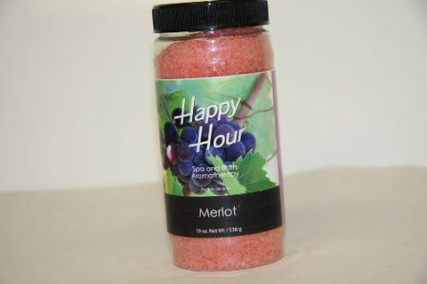 Insparation happy hour spa, hot tub, bath aromatherapy, hydro therapy crystals - Merlot 19oz