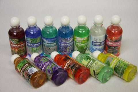 12 Pack liquid insparation fragrance spa, bath aromatherapy, hydro therapy all 12 scents 9oz